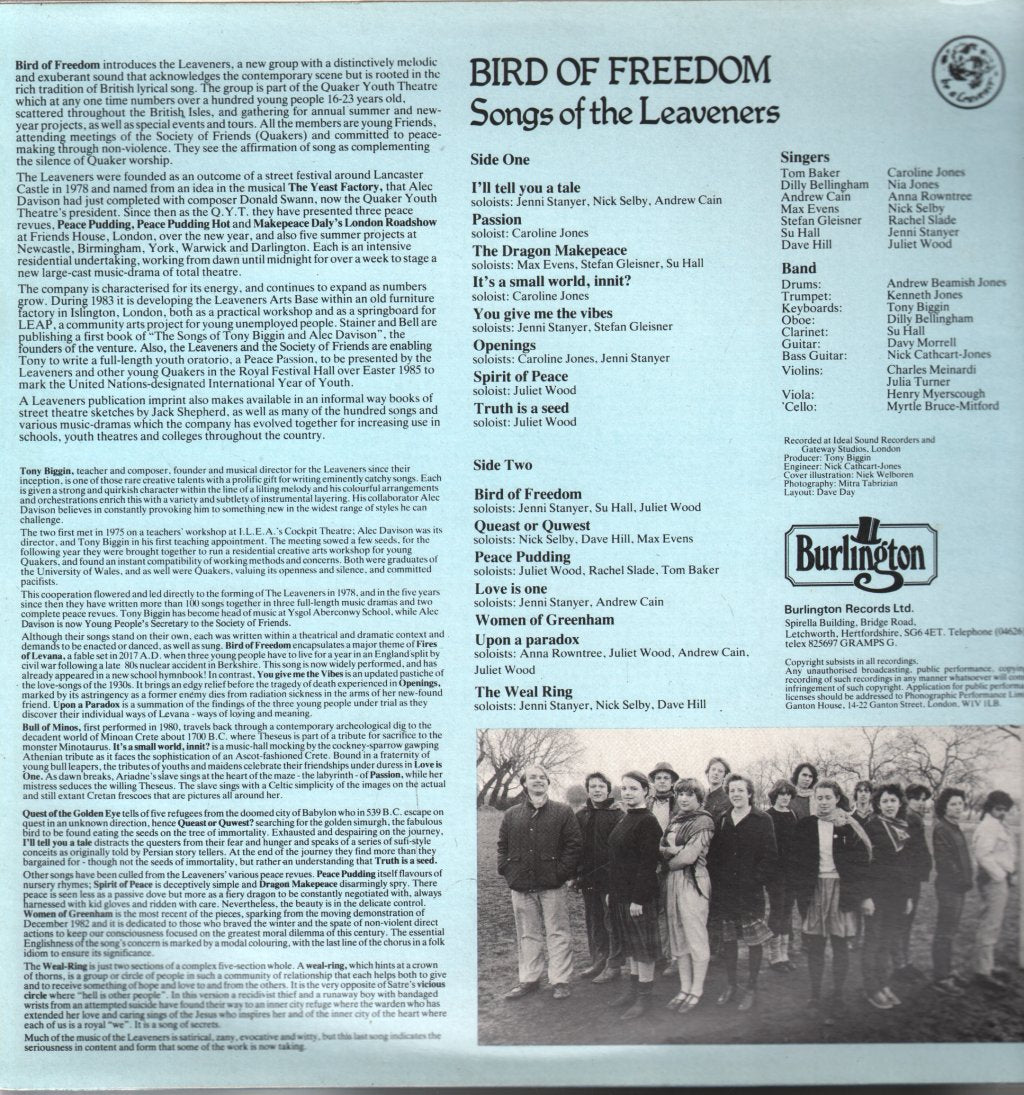 Leaveners - Bird Of Freedom - Lp