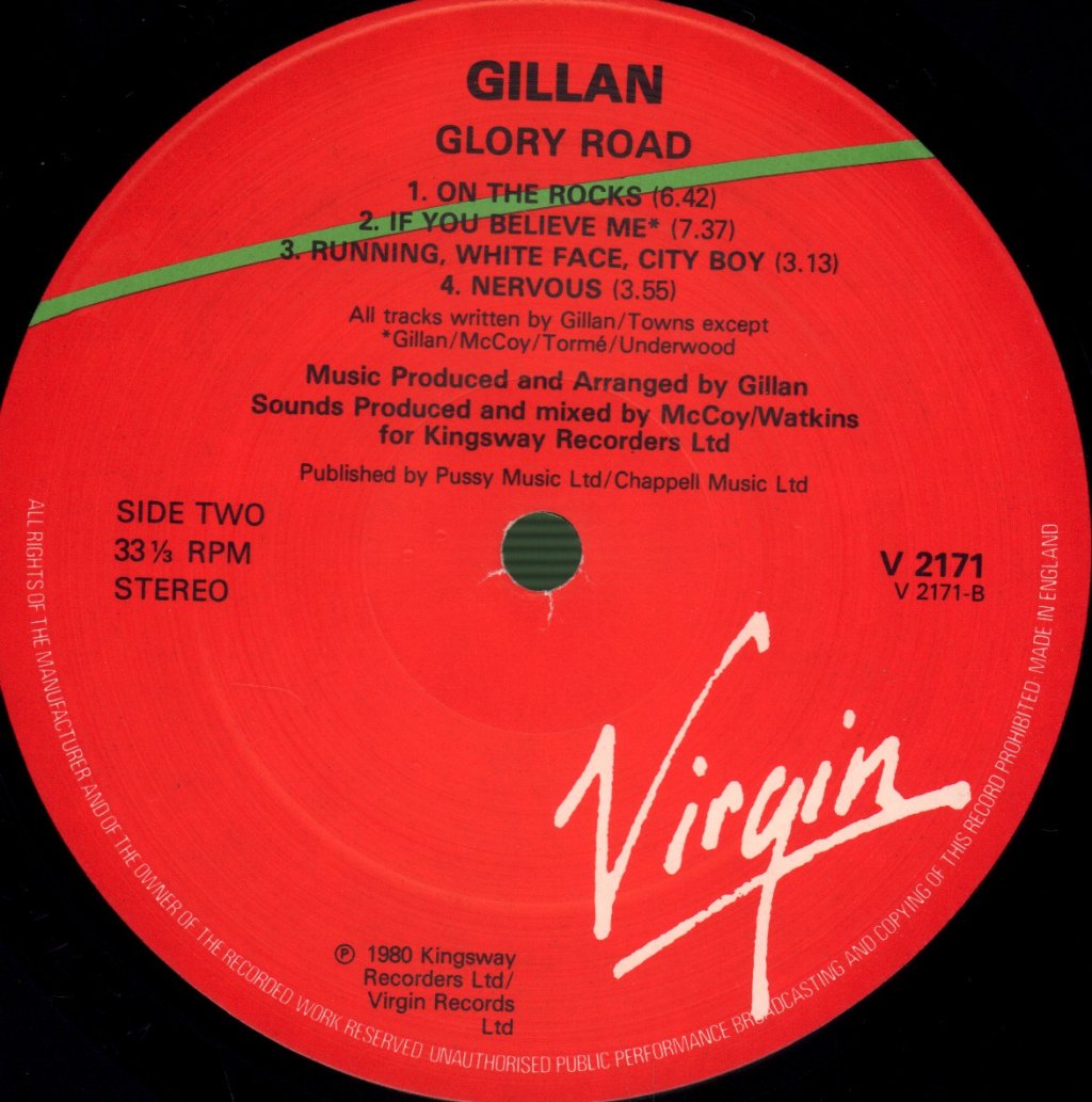 Gillan - Glory Road - Double Lp