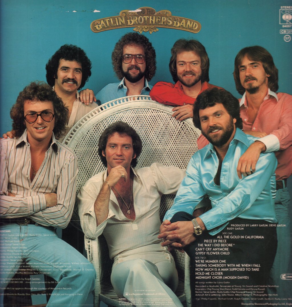 Larry Gatlin And The Gatlin Brothers - Straight Ahead - Lp