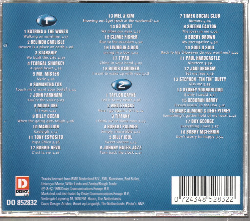 Various - 36 Hits 1985-1989 - Double Cd