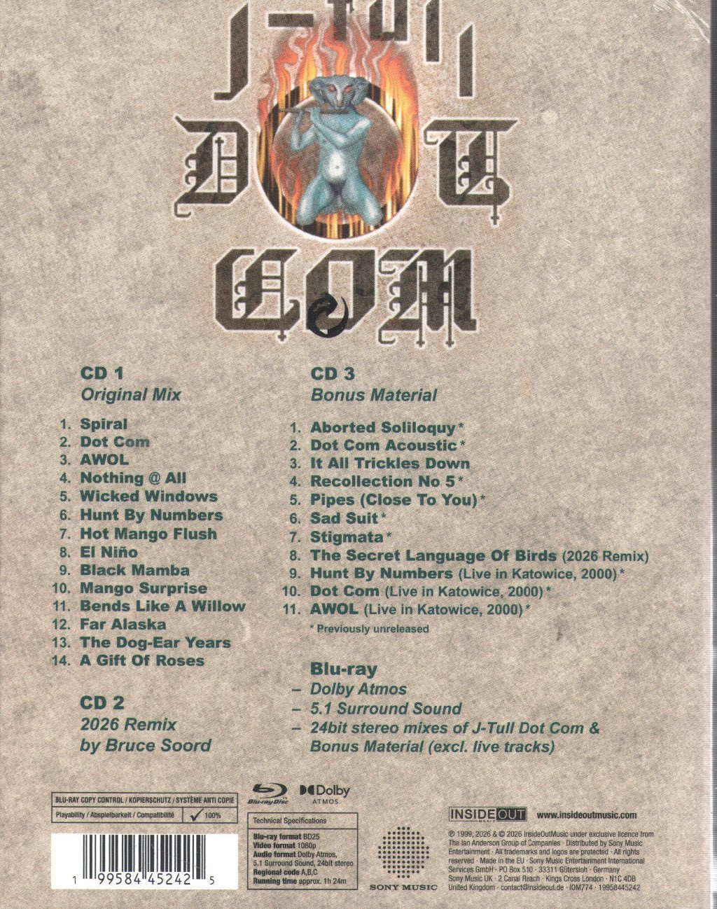 Jethro Tull CD まとめ Jethro Tull - J-Tull Dot Com: Another Cast Of The Net - CD/Blu-ray