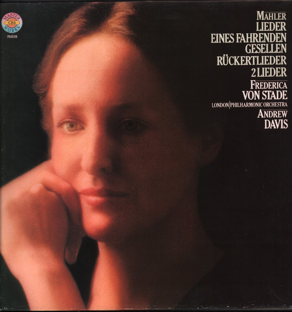 Frederica von Stade / London Philharmonic Orchestra / Andrew Davis - Mahler - Lieder Eines Fahrenden Gesellen / Rückertlieder / 2 Lieder - Lp