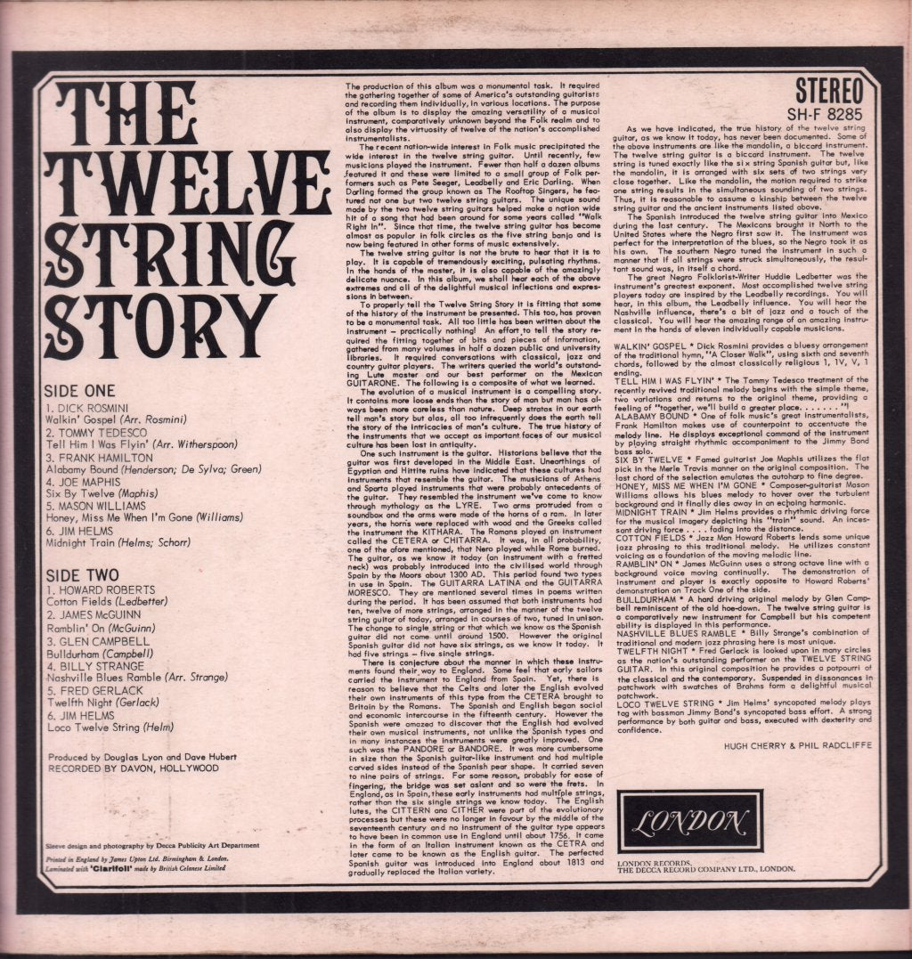 Various Artists - Twelve String Story - Lp