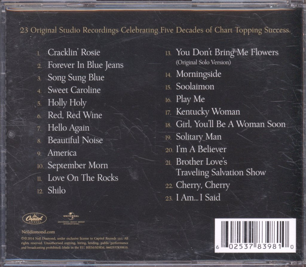 Neil Diamond - All-Time Greatest Hits - Cd