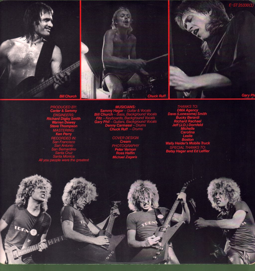 Sammy Hagar - Loud And Clear - Lp