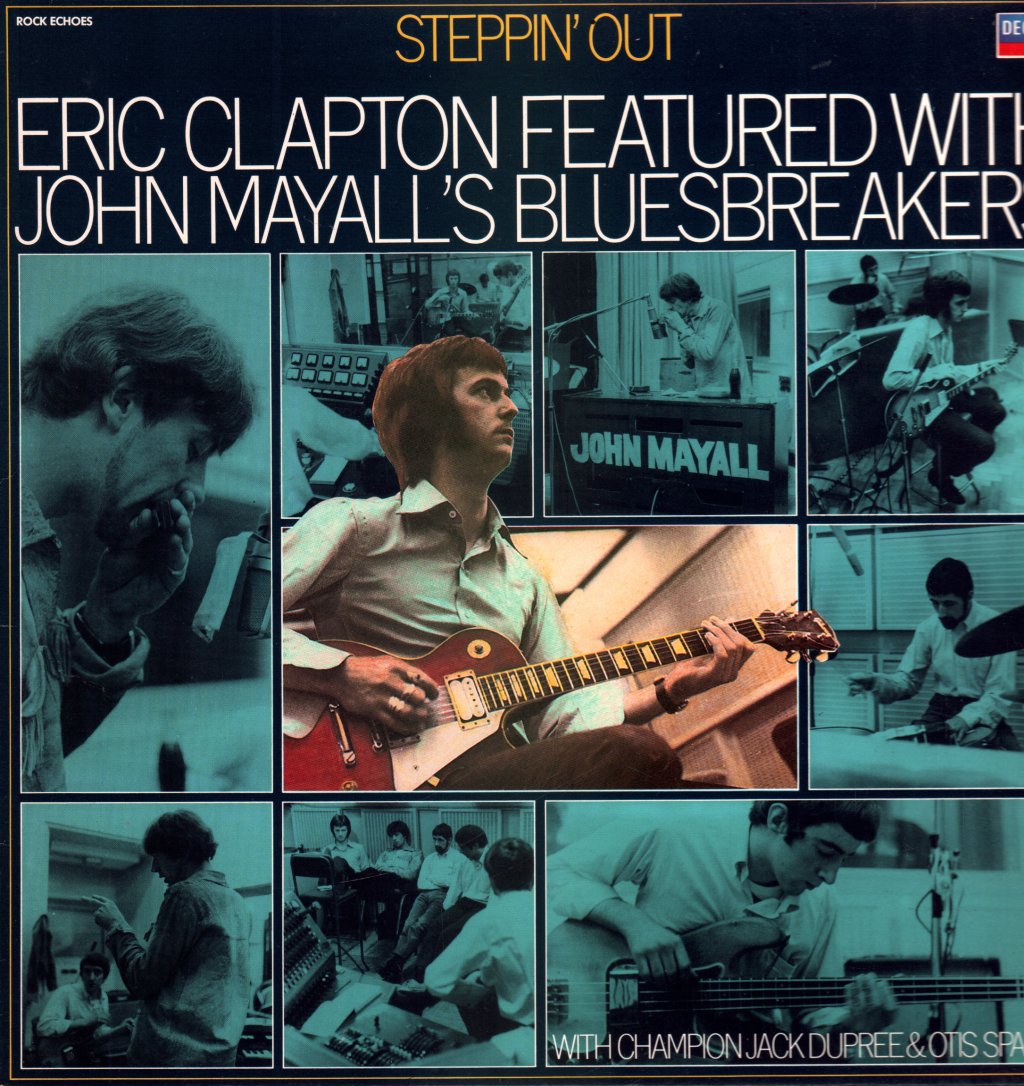 Eric Clapton Featured With John Mayall's Bluesbreakers - Steppin'n Out - Lp