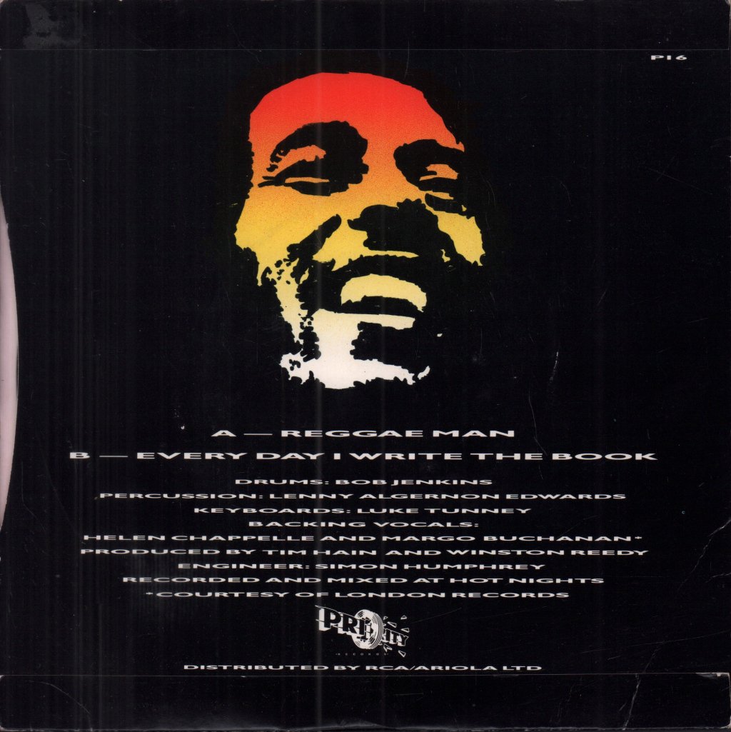 Winston Reedy And Tim Hain - Reggae Man - 7 Inch