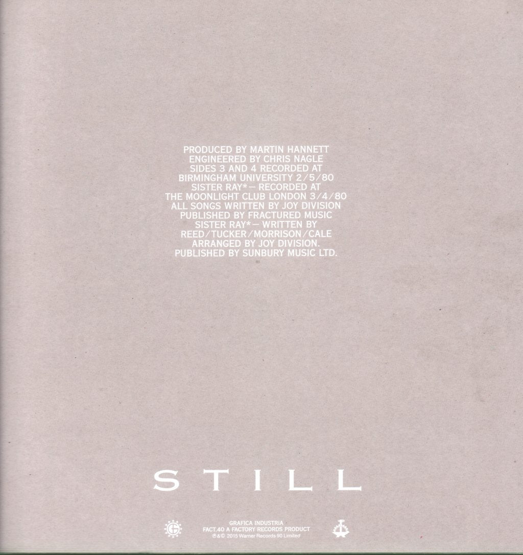 Joy Division - Still - Double Lp