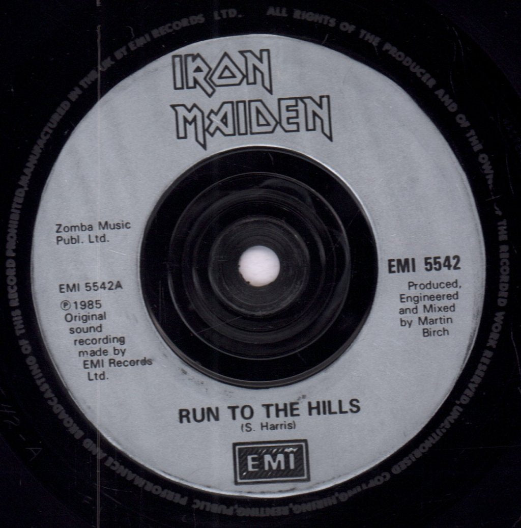Iron Maiden - Run To The Hills - 7 Inch
