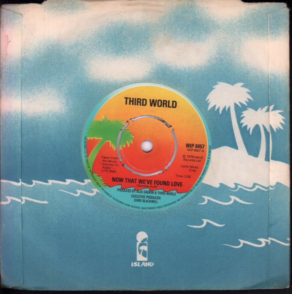 Third World (Reggae) - Now That We've Found Love - 7 Inch