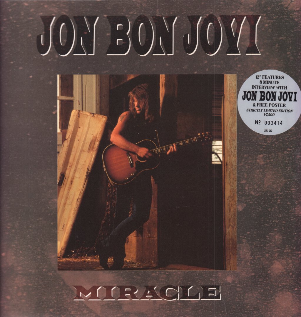 Jon Bon Jovi - Miracle - 12 Inch