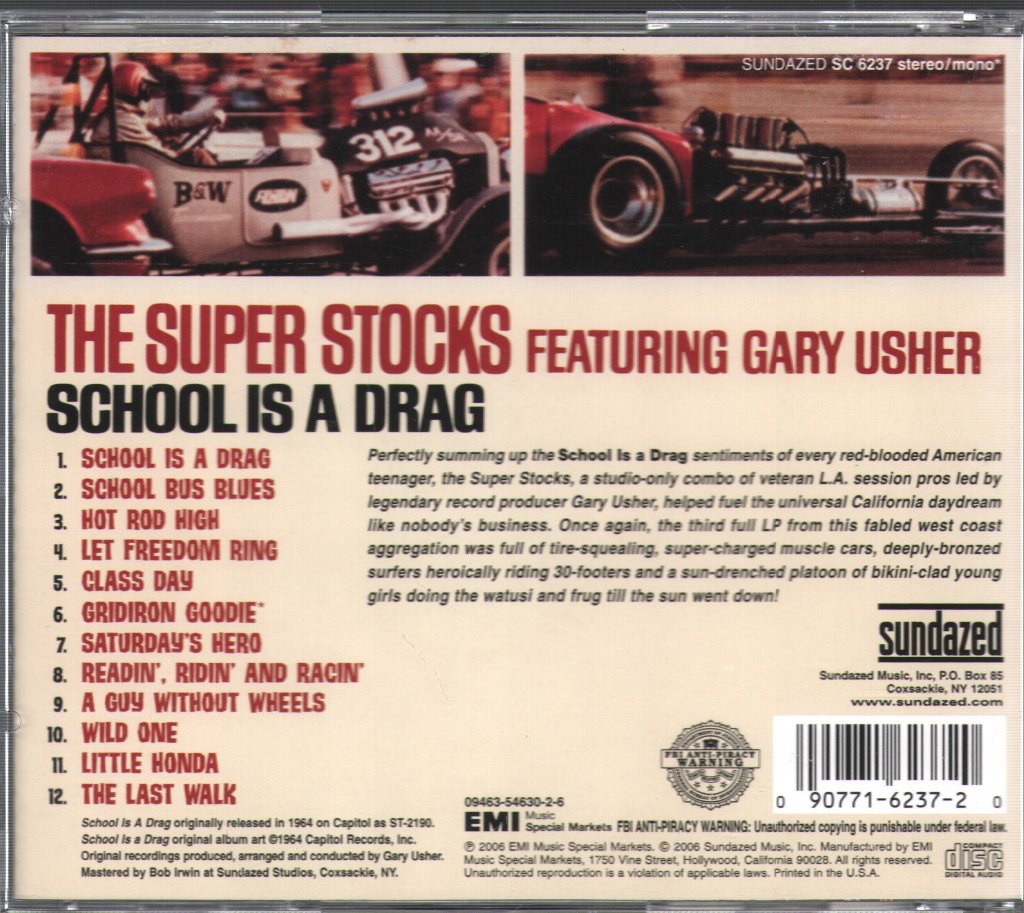 Super Stocks - School Is A Drag - Cd