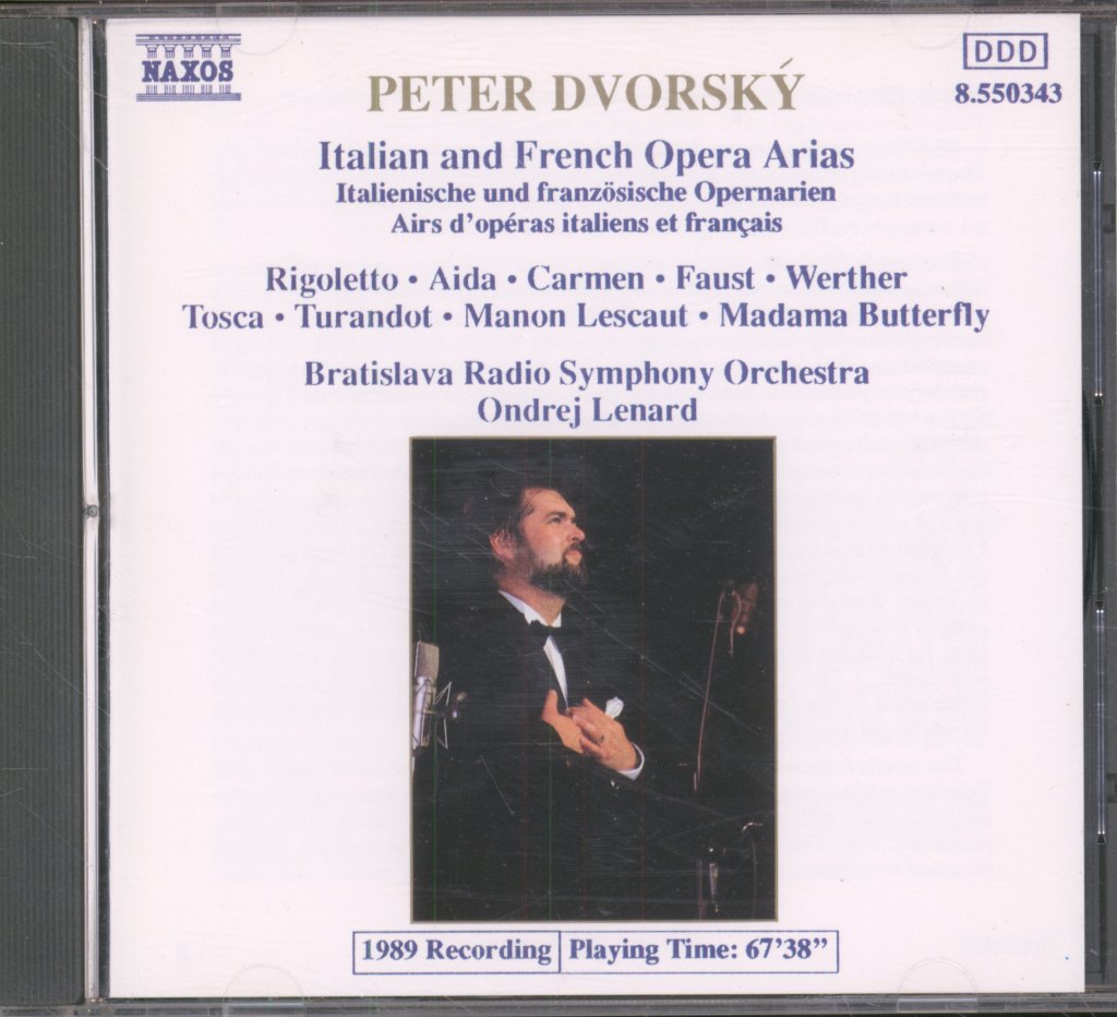 Bratislava Radio Symphony Orchestra / Ondrej Lenard - Italian And French Opera Arias - Cd
