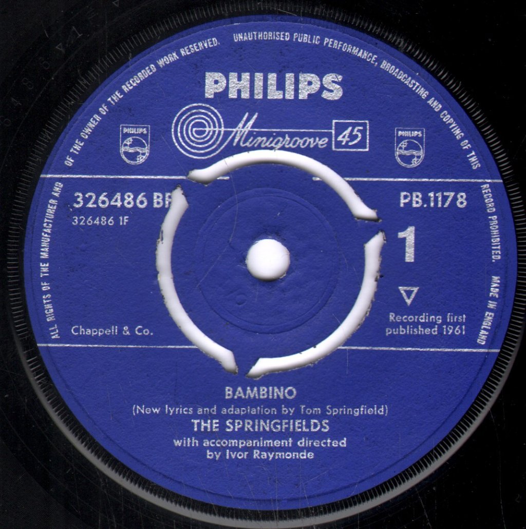 Springfields (60'S Group) - Bambino - 7 Inch