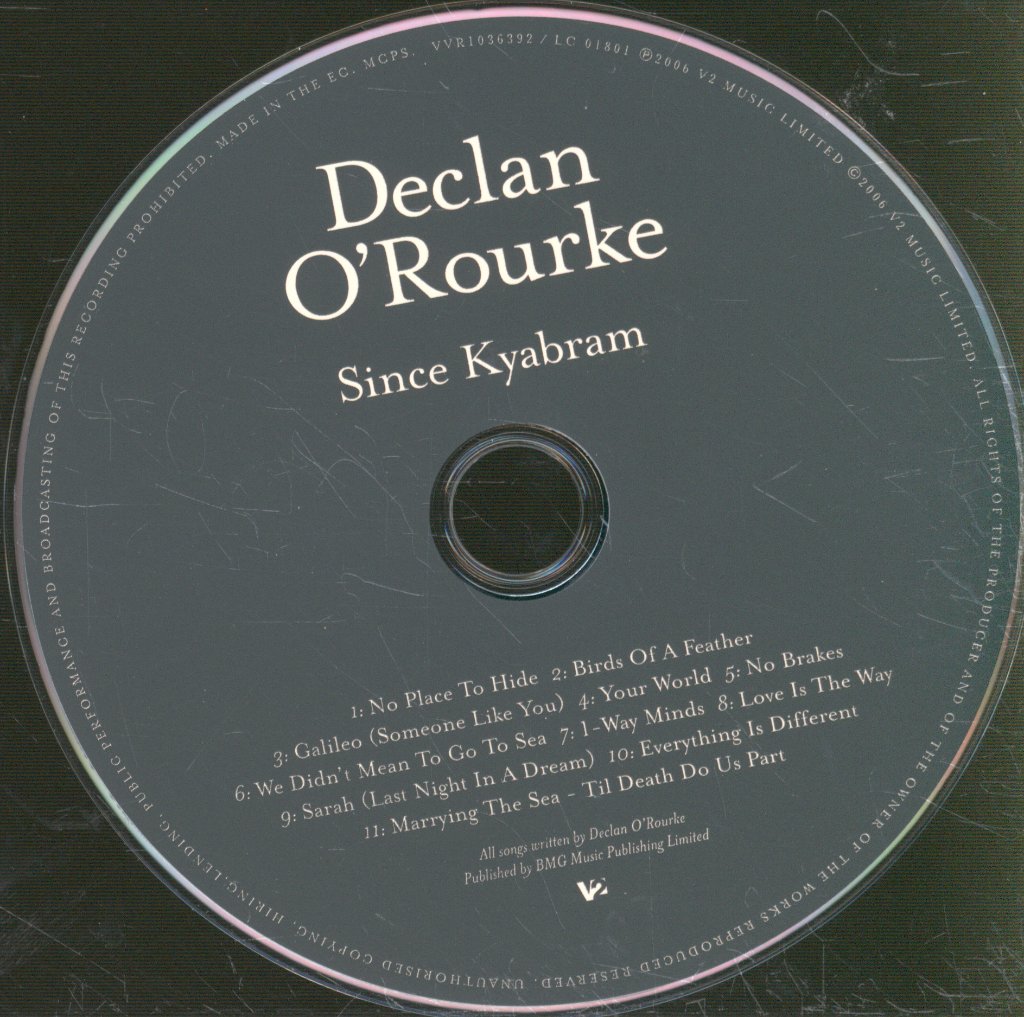 Declan O'rourke - Since Kyabram - Cd