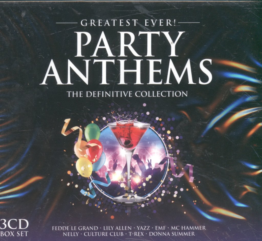 Various Artists - Greatest Ever! Party Anthems (The Definitive Collection) - Triple Cd