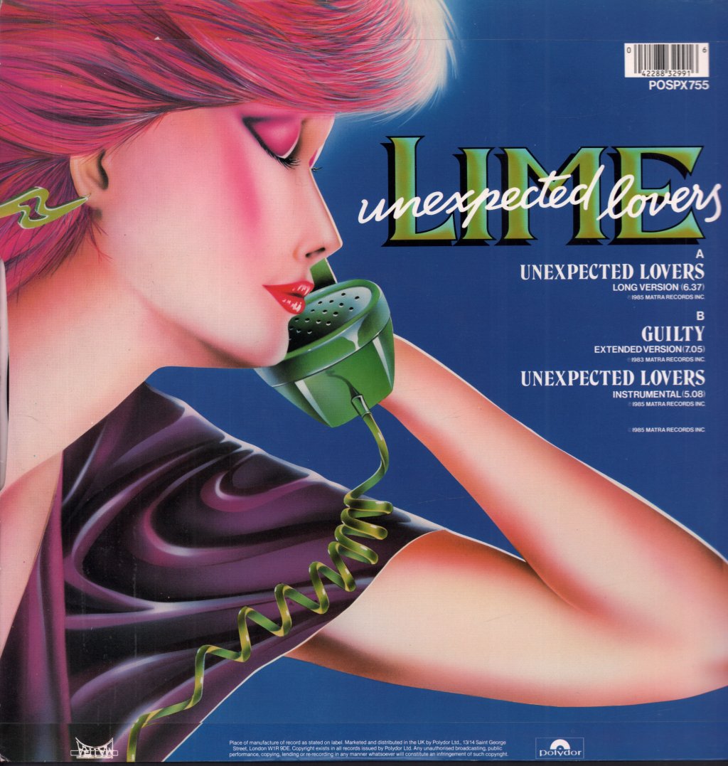Lime - Unexpected Lovers - 12 Inch