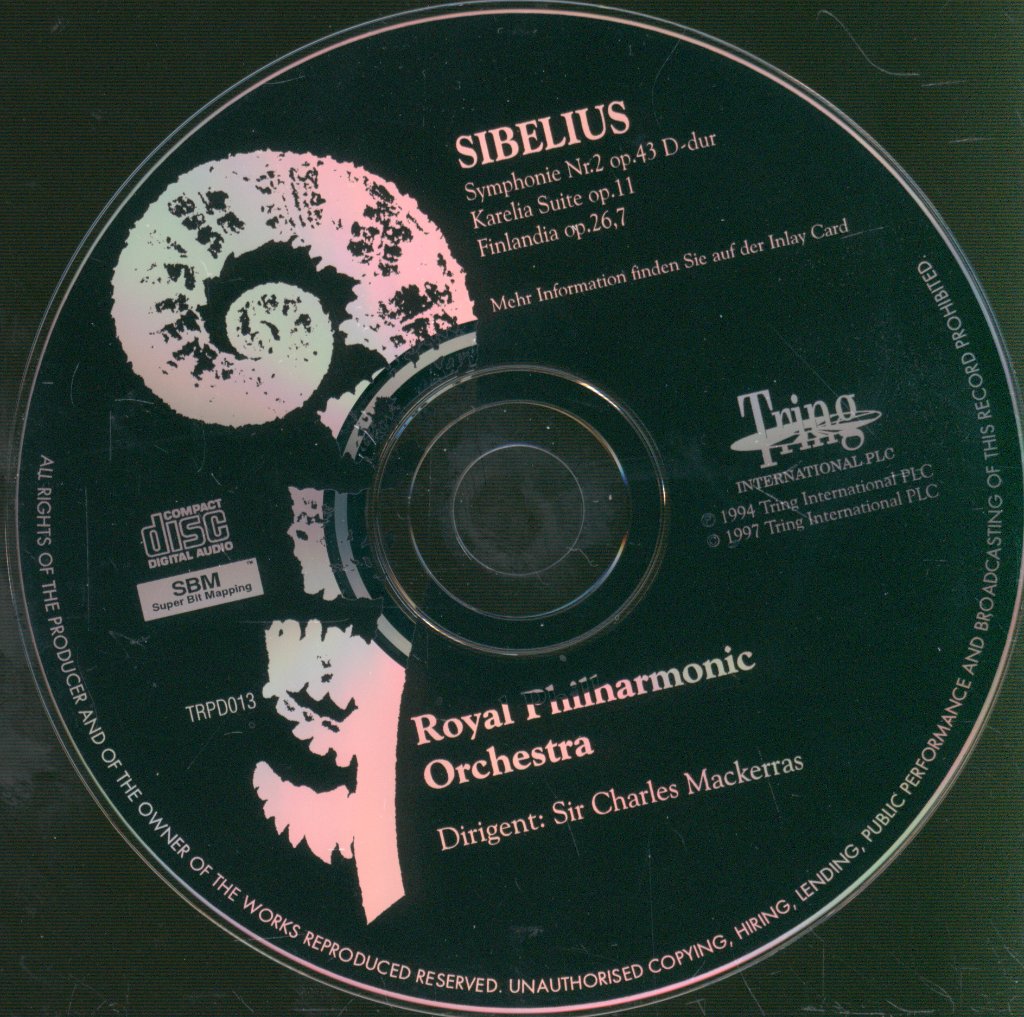 Royal Philharmonic Orchestra, Sir Charles Mackerras - Sibelius - Symphony No. 2 In D Major / Karelia Suite / Finlandia - Cd