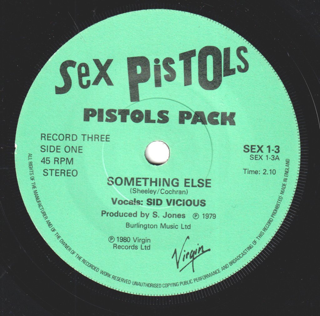 Sex Pistols - Something Else - 7 Inch