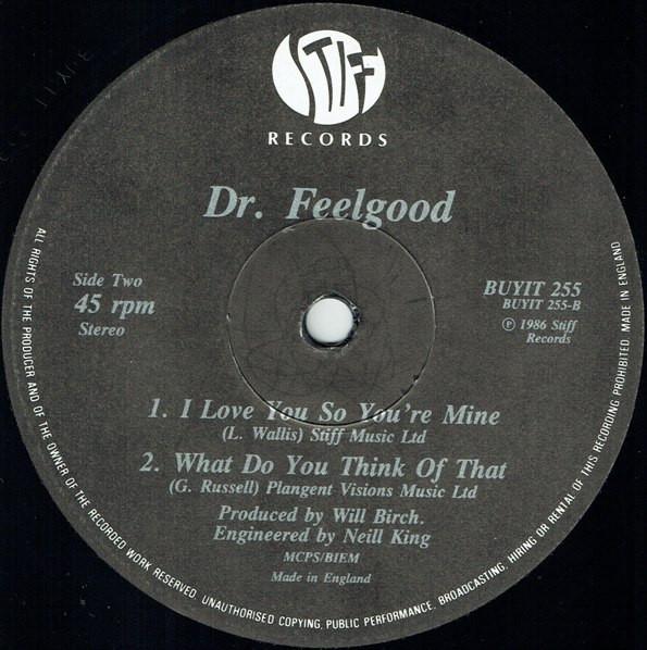 Dr. Feelgood - See You Later Alligator - 12 Inch