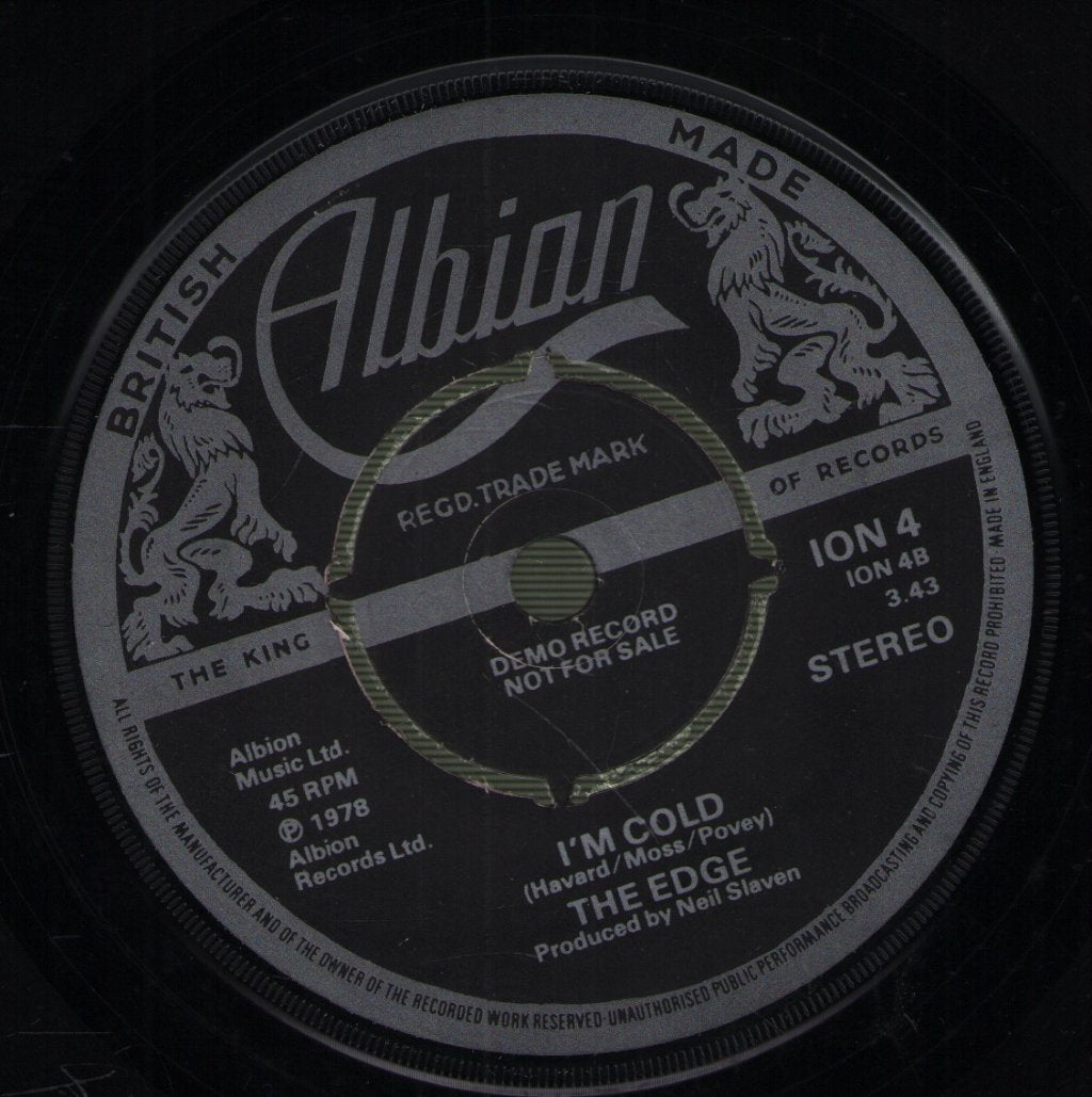 Edge (Late 70'S Group) - I'm Cold - 7 Inch