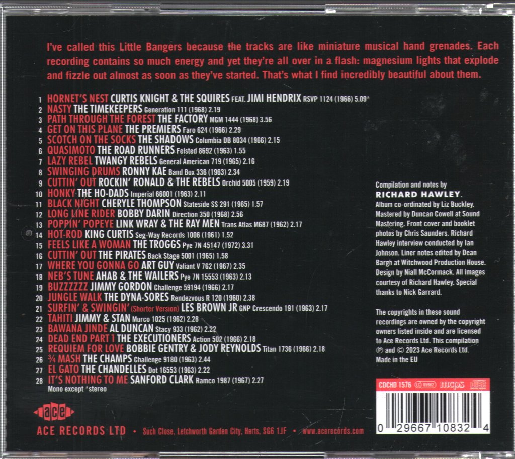 Various Artists - 28 Little Bangers From Richard Hawley's Jukebox - Cd