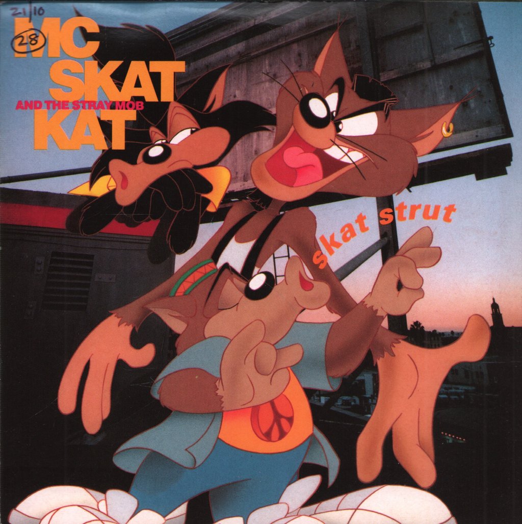 Mc Skat Kat And The Stray Mob - Skat Strut - 7 Inch