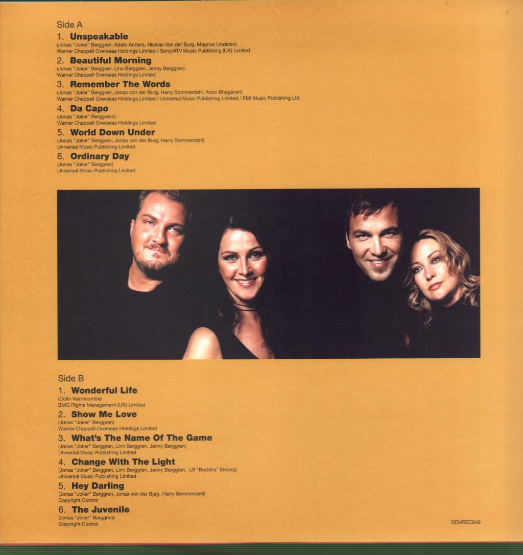 Ace Of Base - Da Capo - Lp