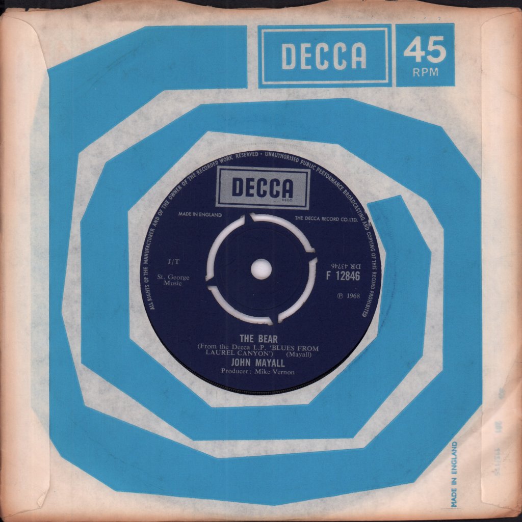 John Mayall - Bear - 7 Inch