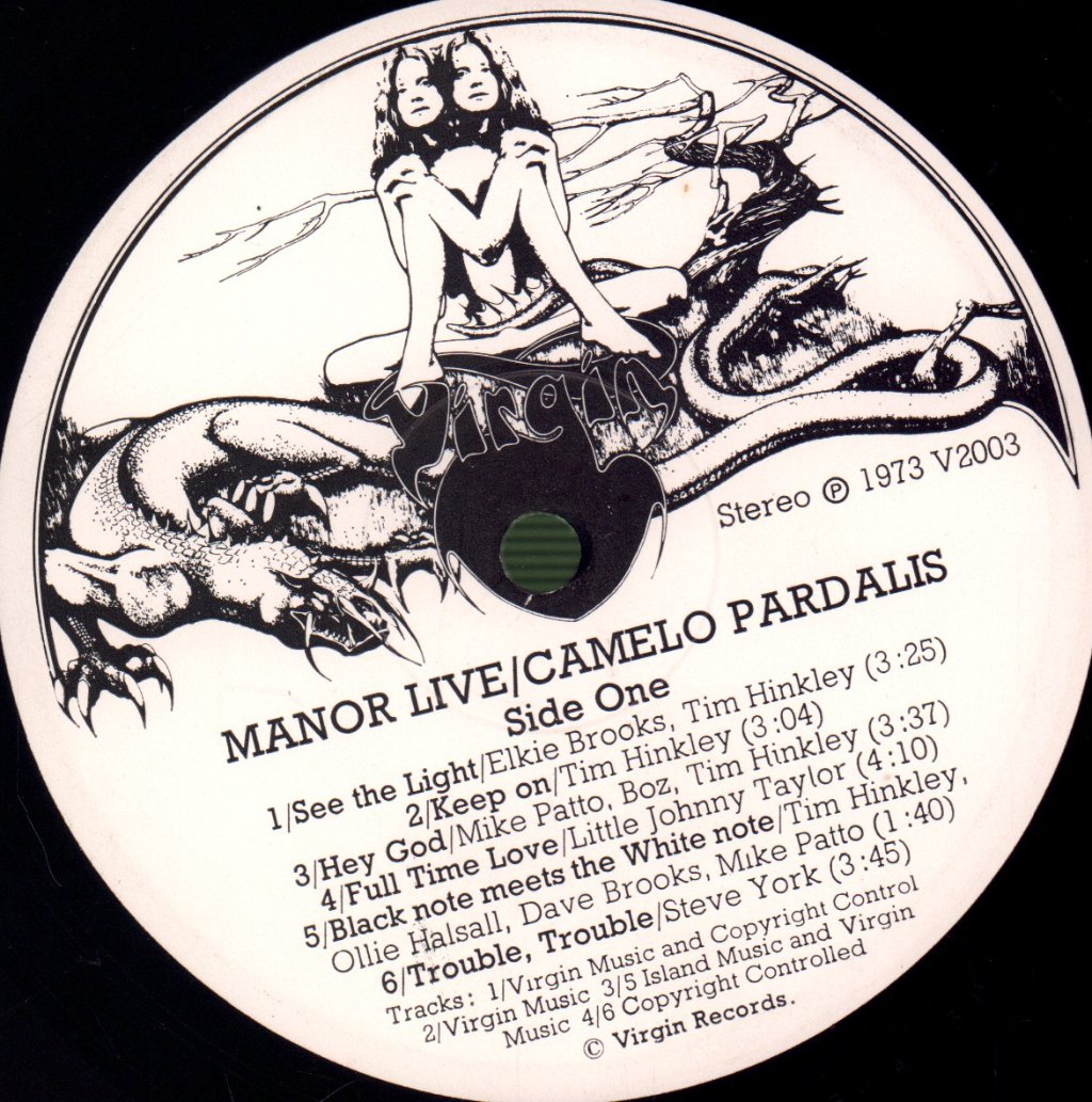 Steve York's Camelo Pardalis - Manor Live - Lp