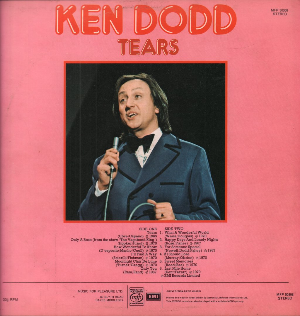 Ken Dodd - Tears - Lp