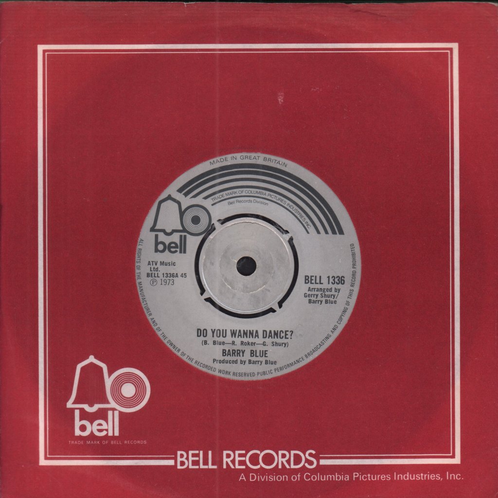 Barry Blue - Do You Wanna Dance - 7 Inch
