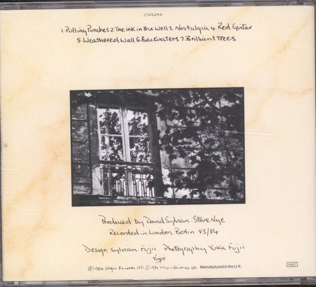 David Sylvian - Brilliant Trees - Cd