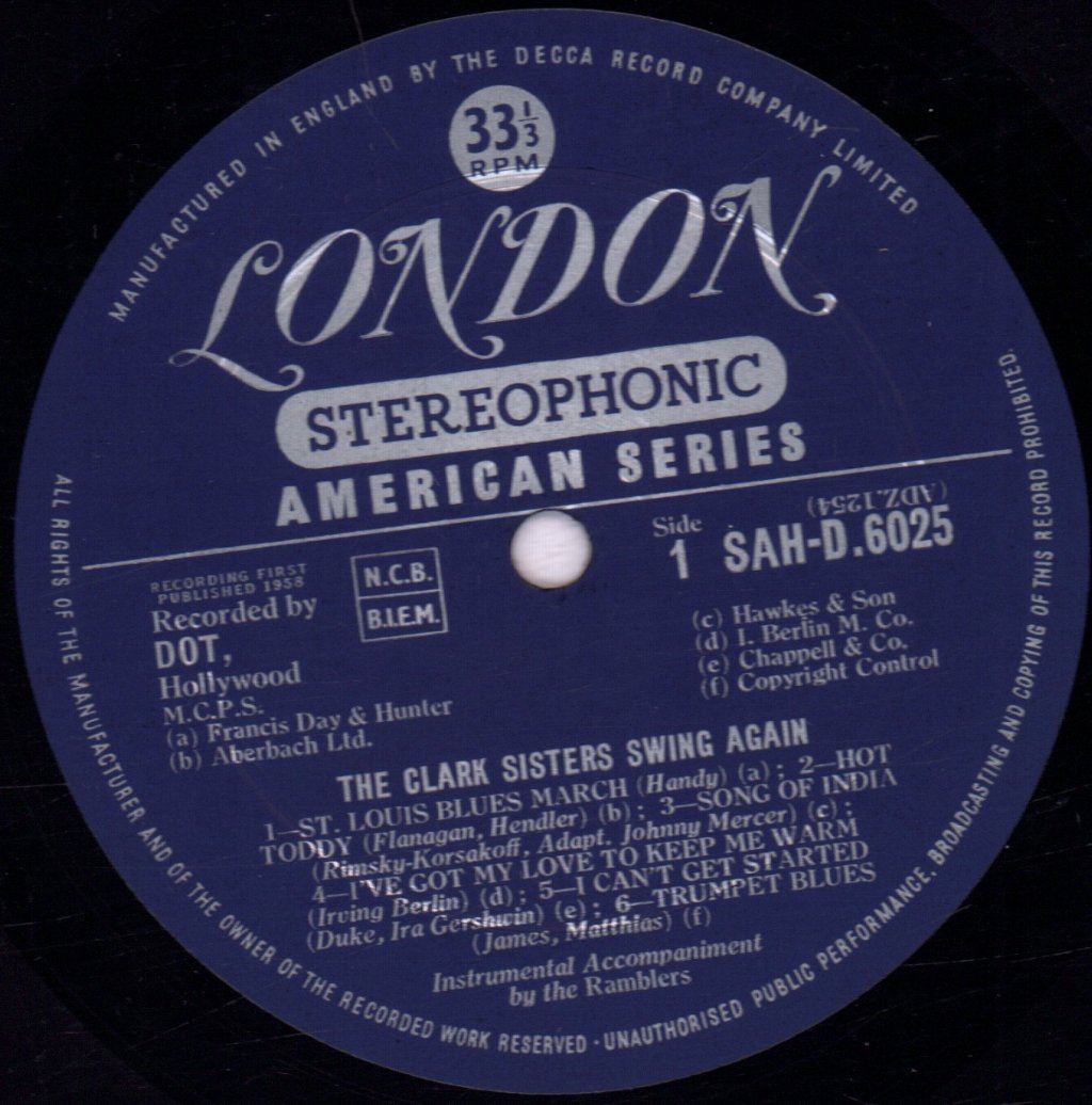 Clark Sisters - Swing Again - Lp