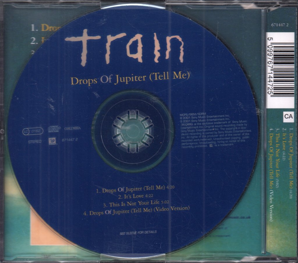 Drops Of Jupiter Train アナログ LP レコード Train - Drops Of Jupiter (Vinyl) | Music On Vinyl