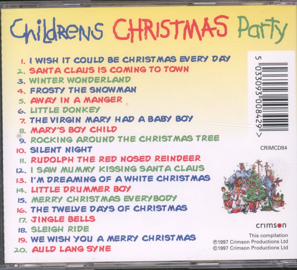 Various Artists - Childrens Christmas Party - Cd