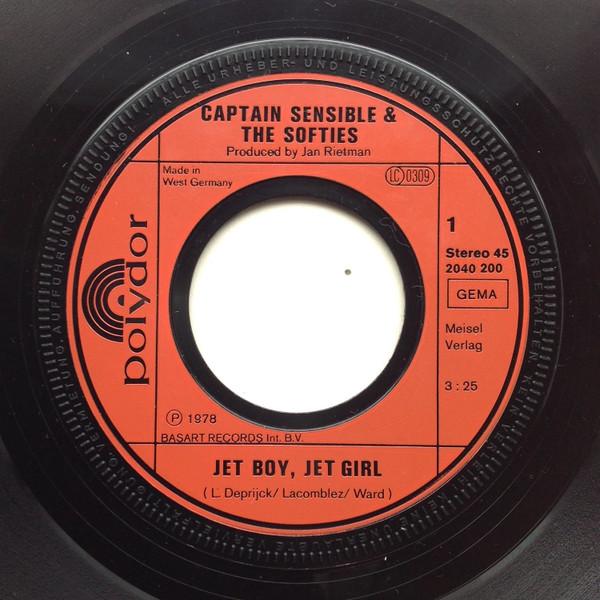 Captain Sensible & The Softies - Jet Boy, Jet Girl / Children Of The Damned - 7 Inch