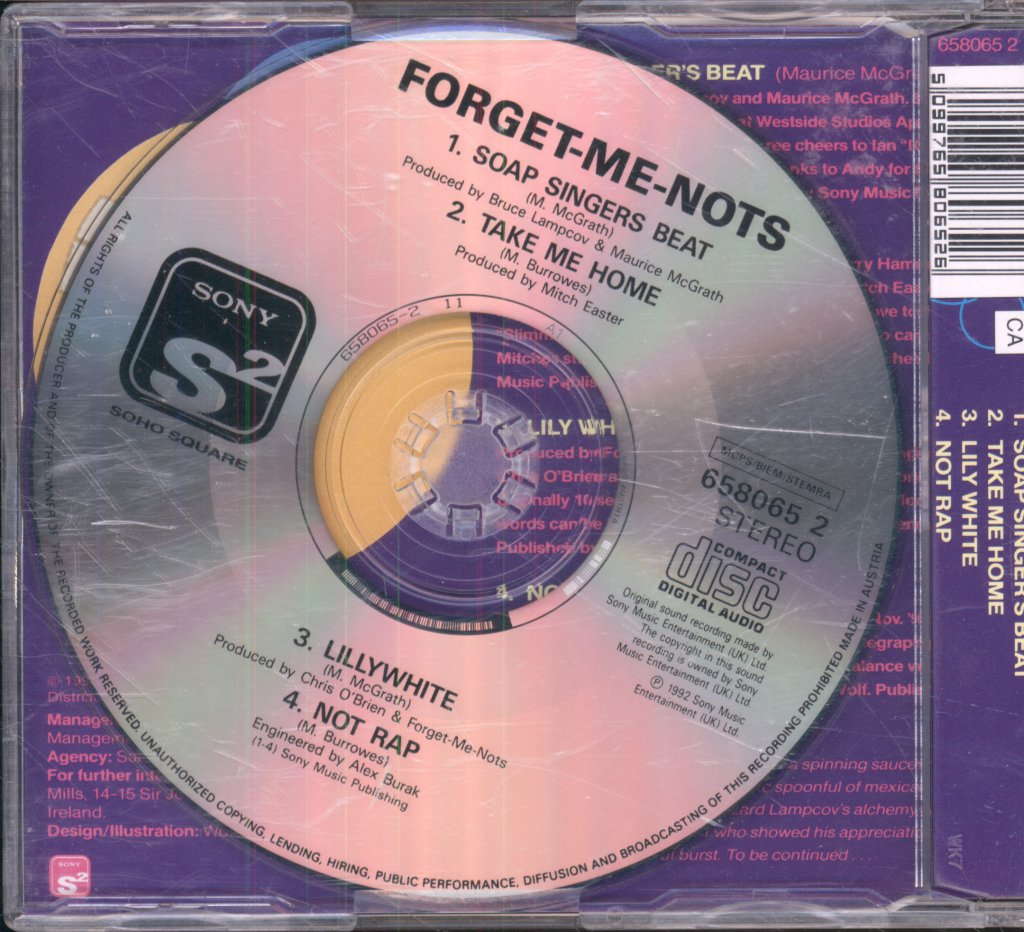 Forget Me Nots - Soap Singer's Beat - Cd