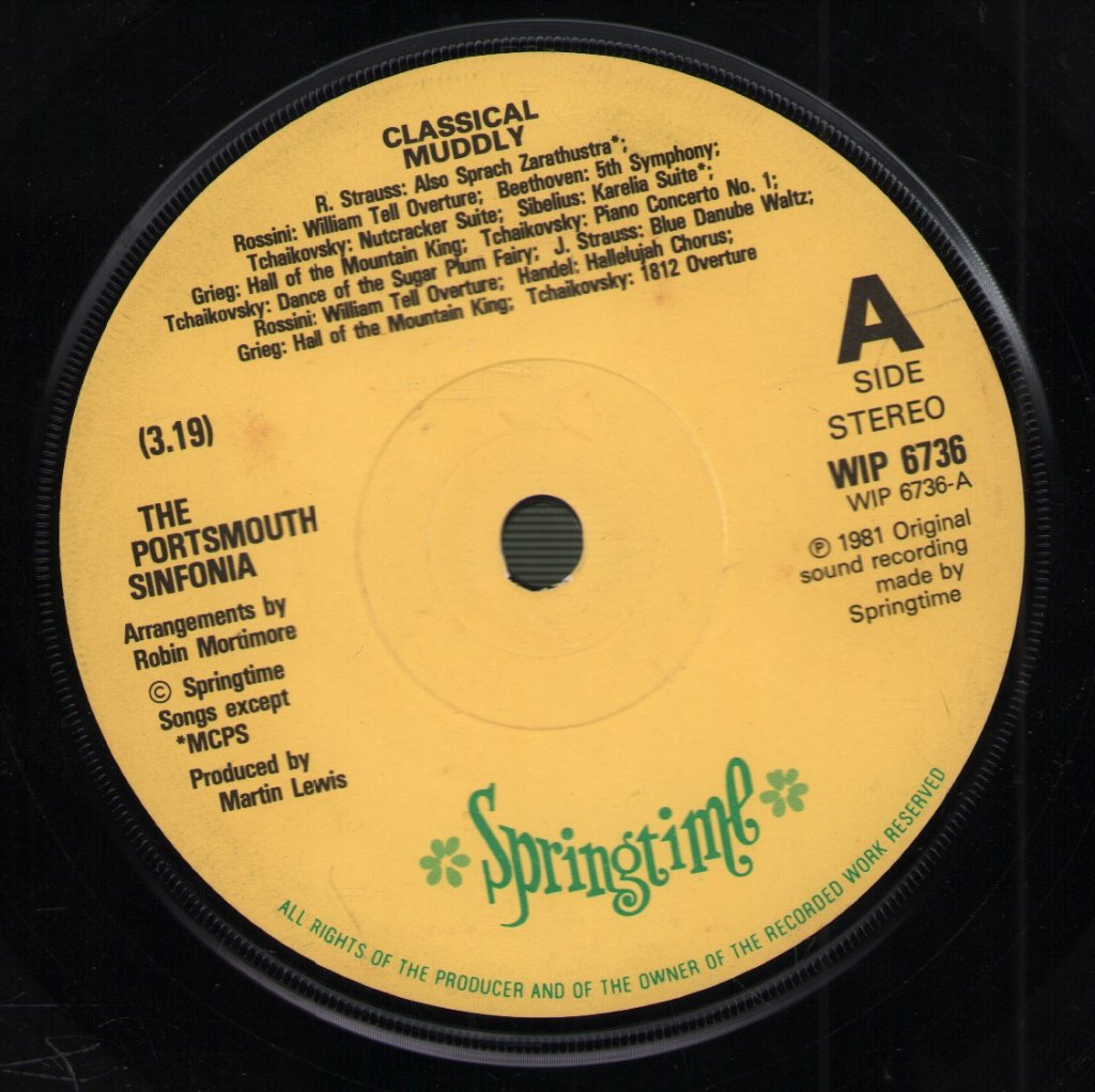 Portsmouth Sinfonia - Classical Muddly - 7 Inch