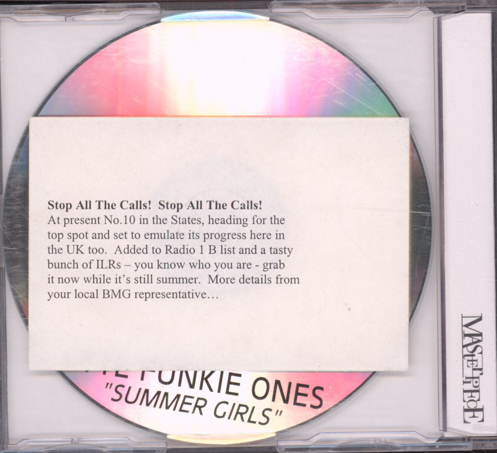 Lyte Funkie Ones - Summer Girls - Cdr