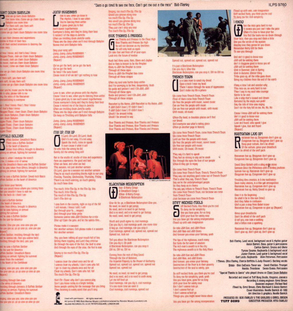 Bob Marley And The Wailers - Confrontation - Lp