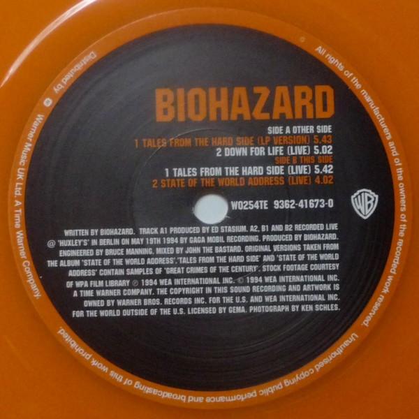 Biohazard - Tales From The Hard Side - 10 Inch
