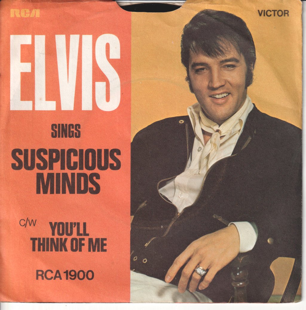 Elvis Presley - Suspicious Minds - 7 Inch