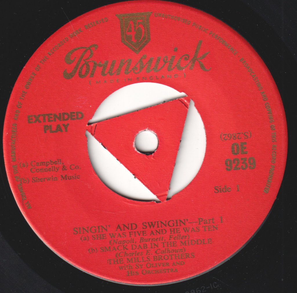 Mills Brothers - Singin' And Swingin' - 7 Inch