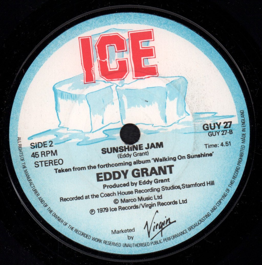 Eddy Grant - Walking On Sunshine - 7 Inch