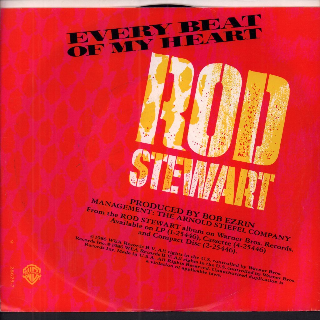 Rod Stewart - Every Beat Of My Heart - 7 Inch