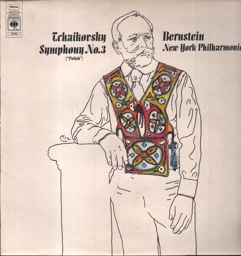 Leonard Bernstein / New York Philharmonic - Tchaikovsky - Symphony No.3 ("Polish") - Lp