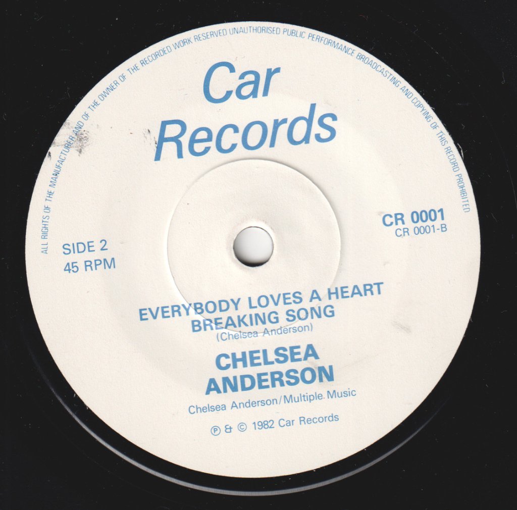 Chelsea Anderson - Tutti Bene - 7 Inch