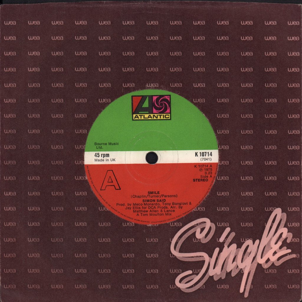Simon Said - Smile - 7 Inch