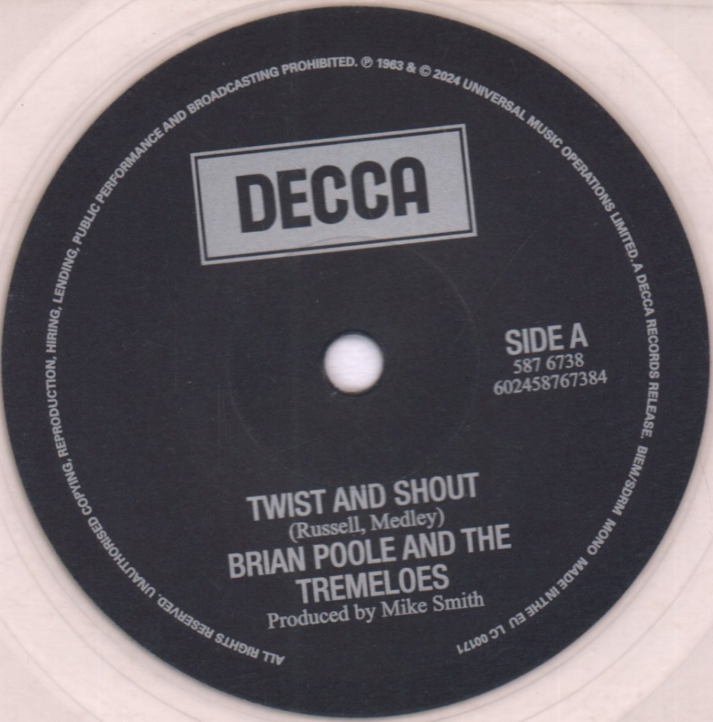 Brian Poole And The Tremeloes - Twist & Shout - 7 Inch